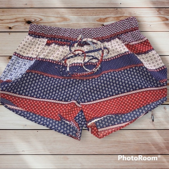 Lovely Day Pants - Lovely day Aztec shorts lounge/bed/everyday shorts bandanna western flowy small‌